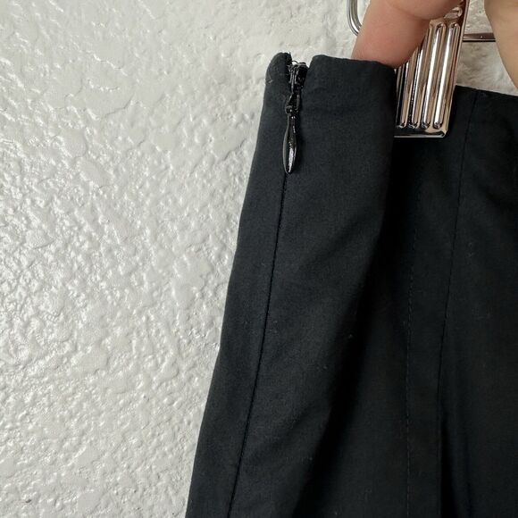 Marni Italy Skirt Women Size 42 US 6 Black Box Pleat Cotton Modern Chic Preppy - Picture 6 of 9